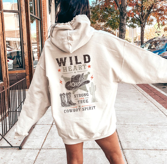 WILD HEART Premium Heavy Weight Hoodie 12oz