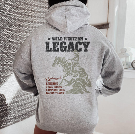 LEGACY COWBOY Premium Heavy Weight Hoodie 12oz