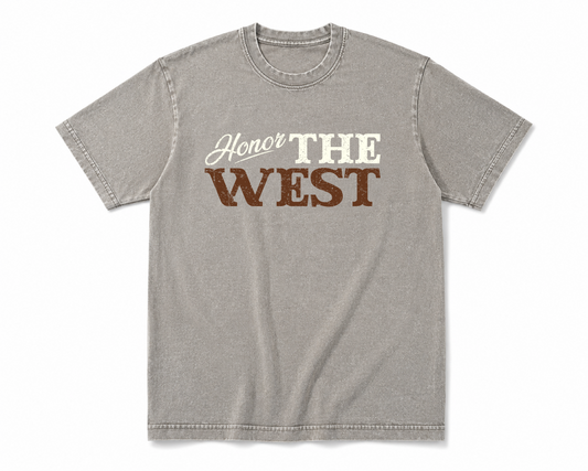 HONOR THE WEST unisex Graphic T-shirt