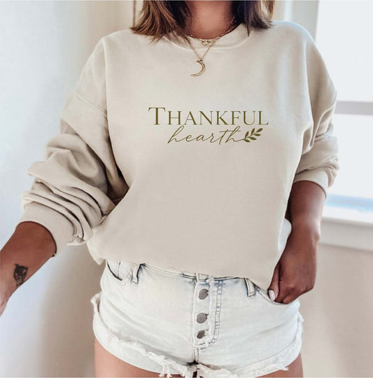 Thankful Hearth Graphic Sweatshirt