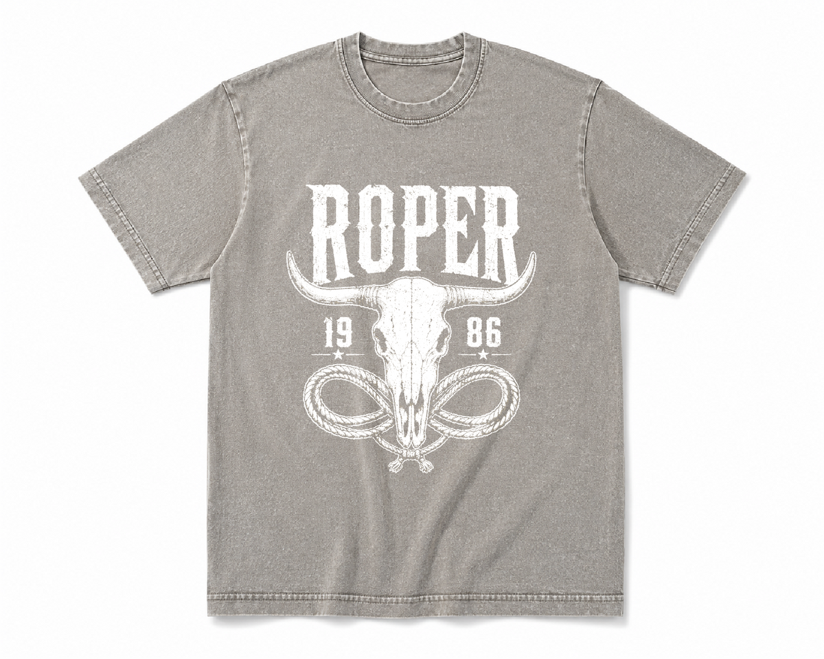 ROPER CATTLE SKULL unisex Graphic T-shirt