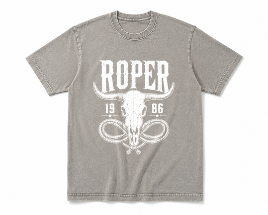 ROPER CATTLE SKULL unisex Graphic T-shirt