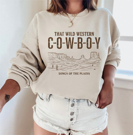COWBOY WESTERN Graphic Sweatshirt