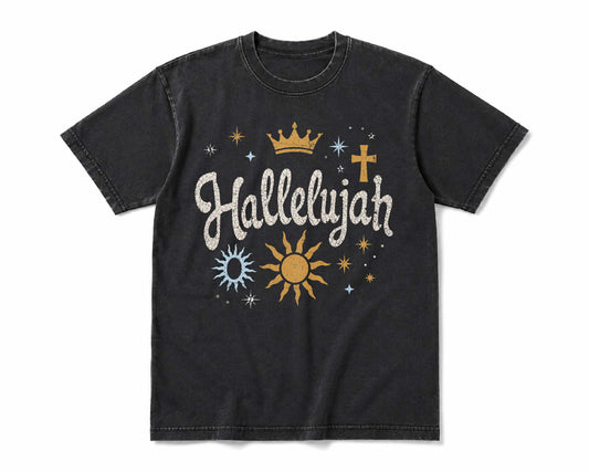 Hallelujah unisex Graphic T-shirt