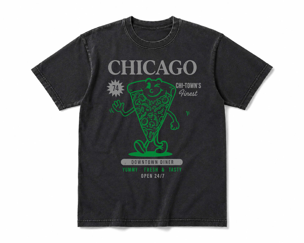 CHICAGO PIZZA VINTAGE unisex Graphic T-shirt