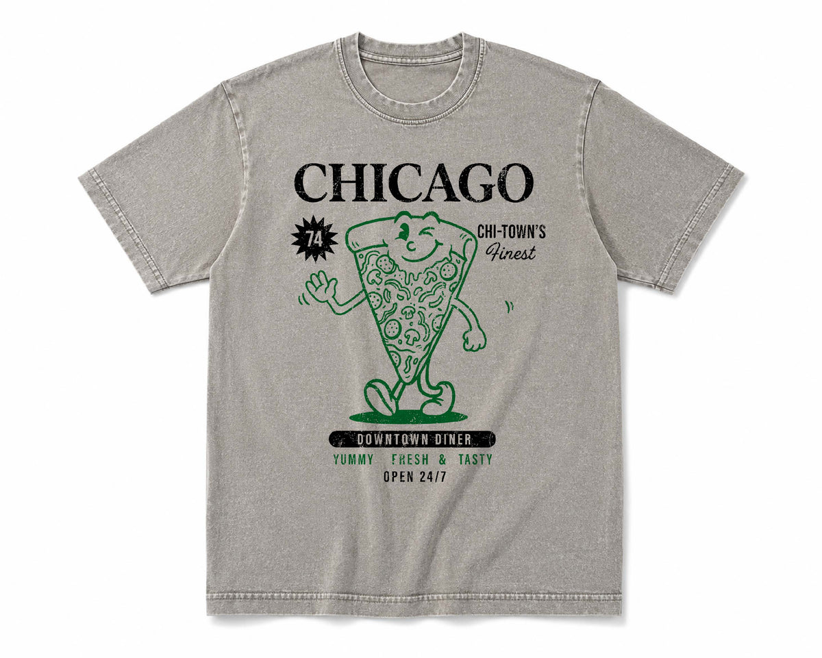 CHICAGO PIZZA VINTAGE unisex Graphic T-shirt