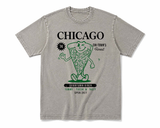 CHICAGO PIZZA VINTAGE unisex Graphic T-shirt