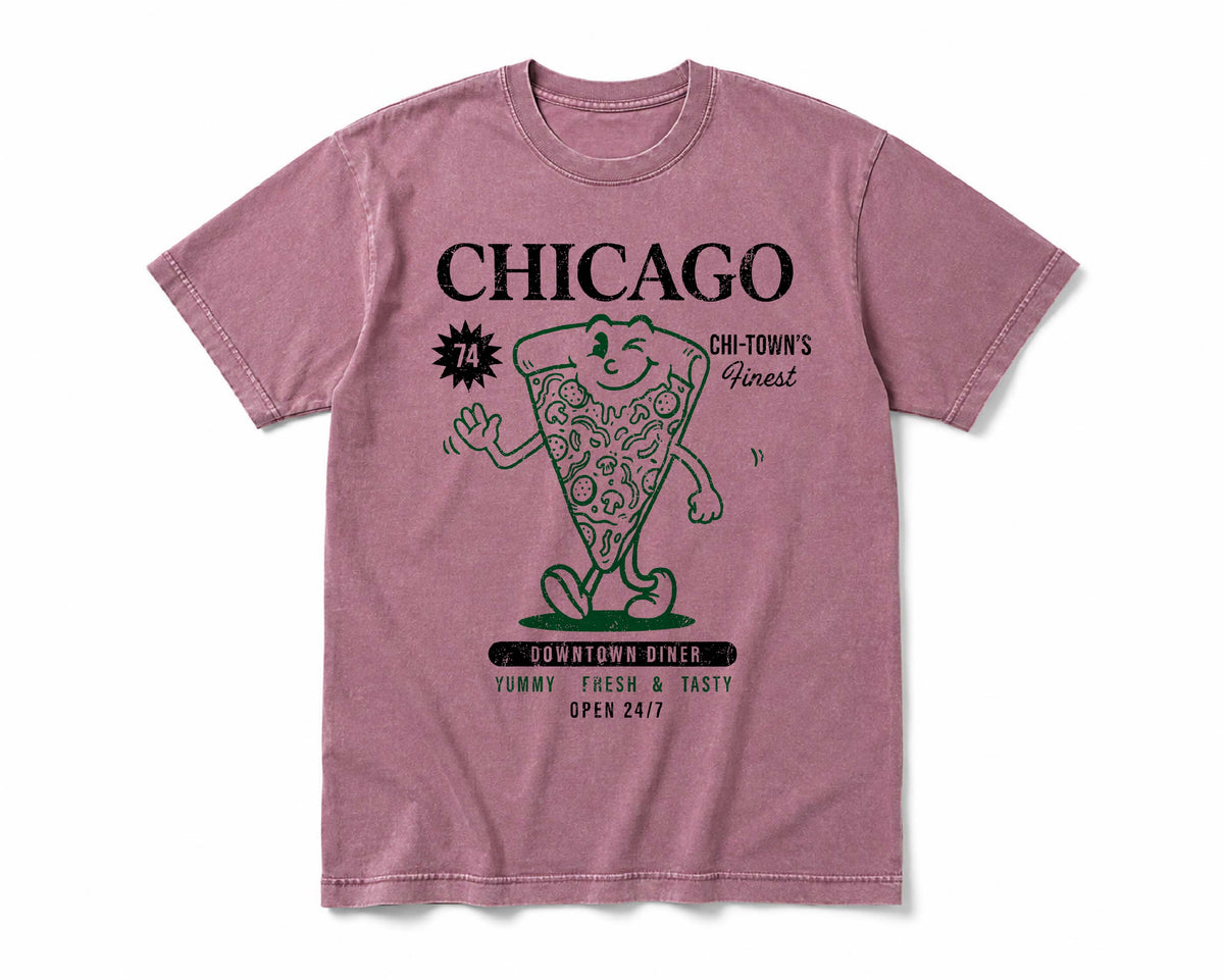 CHICAGO PIZZA VINTAGE unisex Graphic T-shirt