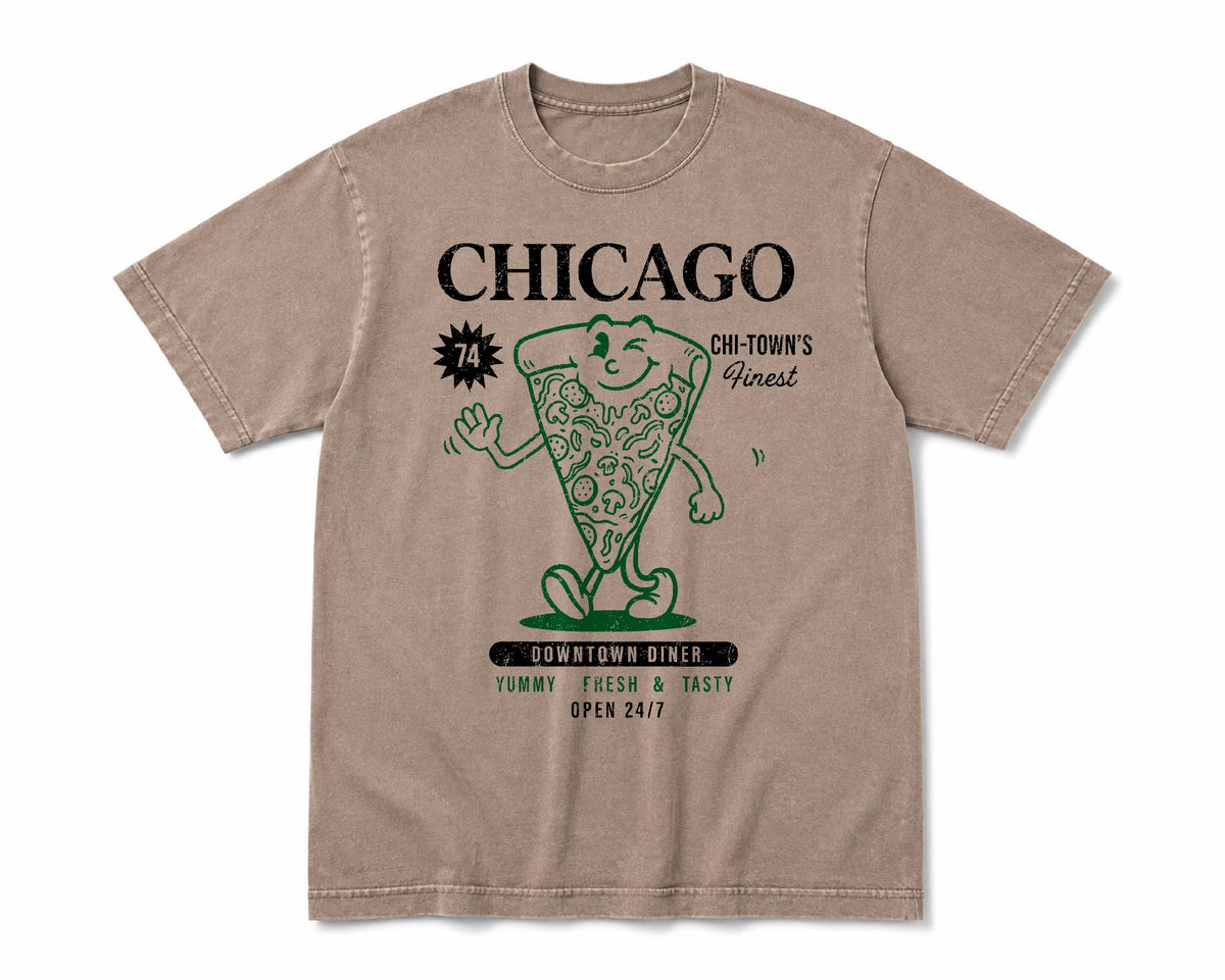 CHICAGO PIZZA VINTAGE unisex Graphic T-shirt