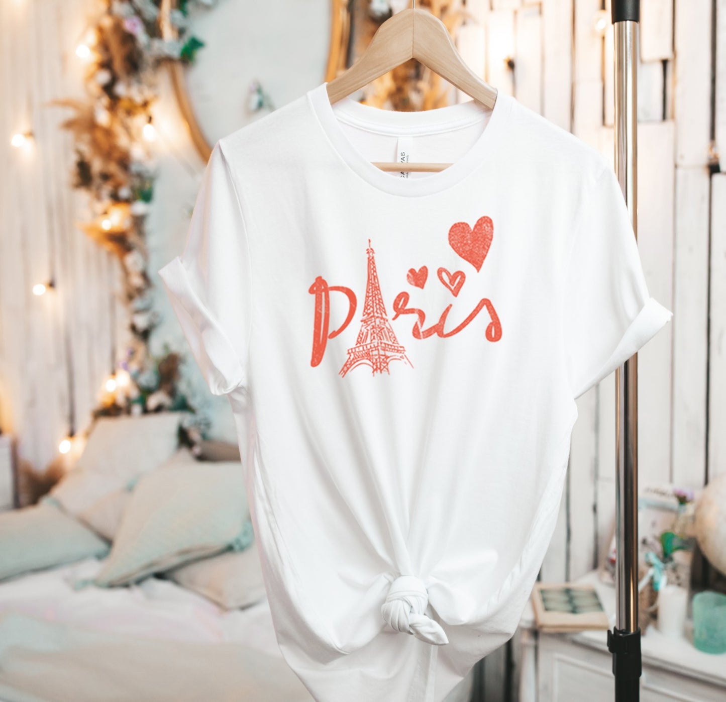 PARIS Graphic Short Sleeve T-shirt Top
