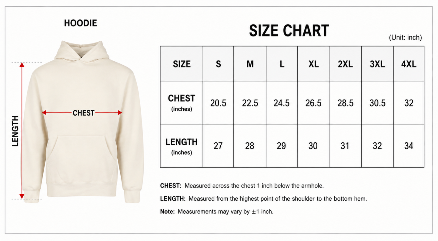 Western Boots Premium Heavy Weight Hoodie 12oz