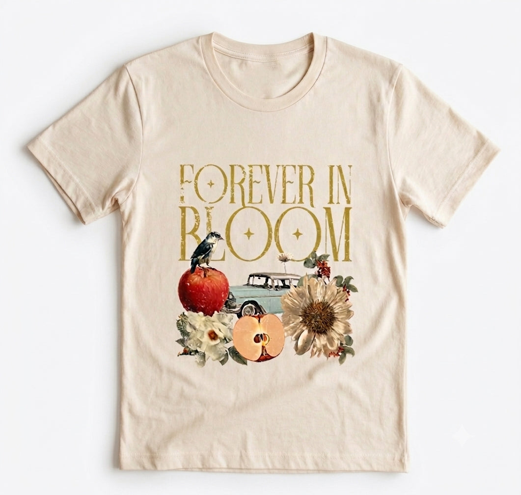 Forever in Bloom Graphic  Plus Short sleeve T-Shirt