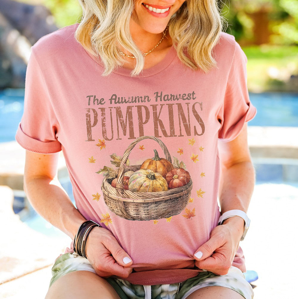 PUMPKIN BASKET Graphic Short sleeve T-Shirt