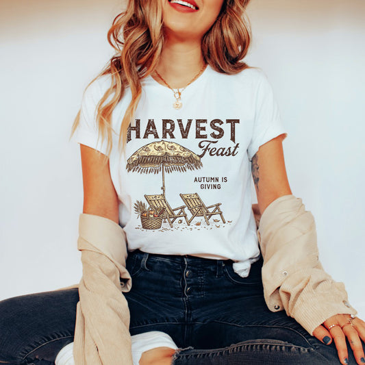 HARVEST FEAST Graphic Short sleeve T-Shirt