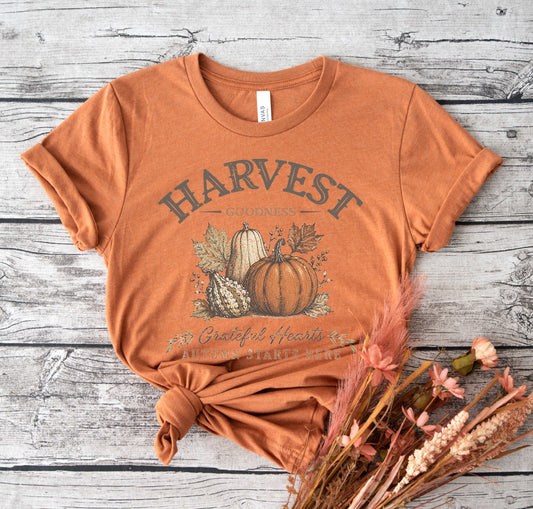 HARVEST PUMPKIN Graphic Short sleeve T-Shirt
